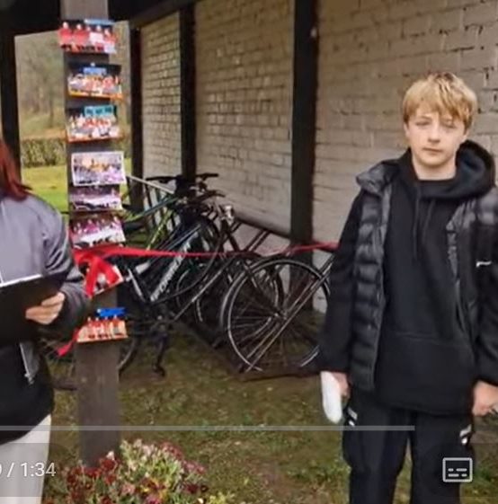 Velo novietnes pamats ir uzbūvēts