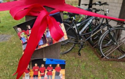 Velo novietnes pamats ir uzbūvēts